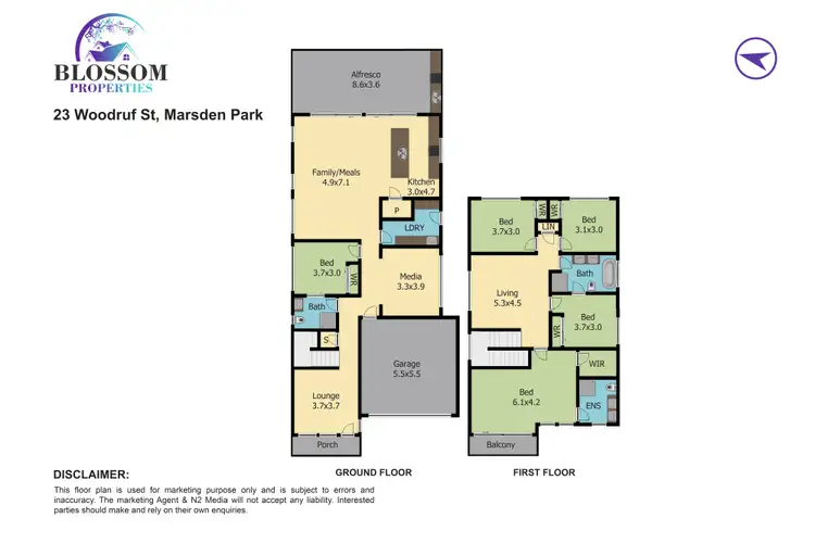 Floorplan of Homely house listing, 23 woodruff Street, Melonba NSW 2765