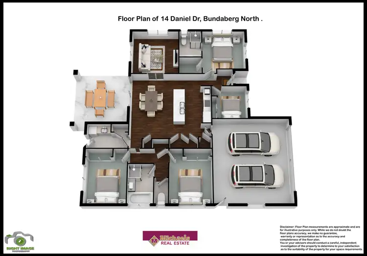 Floorplan of Homely house listing, 14 Daniel Drive, Bundaberg North QLD 4670