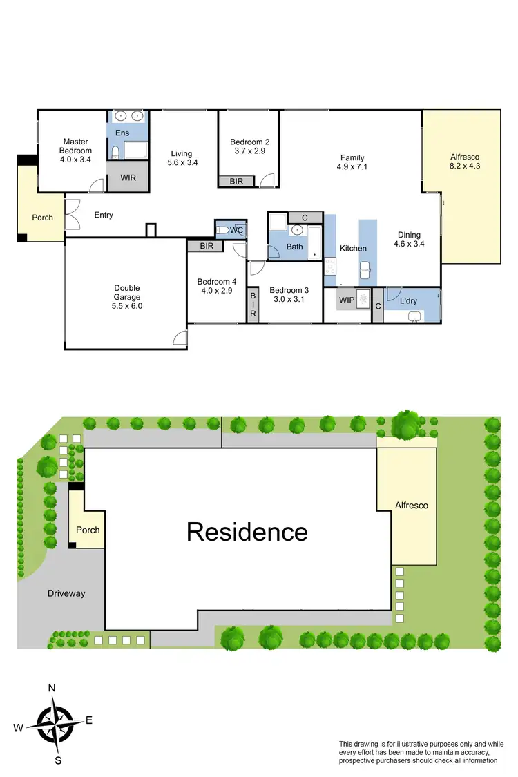 Floorplan of Homely house listing, 1 Fortuna Crescent, Cranbourne West VIC 3977