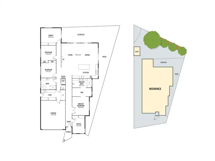 Floorplan of Homely house listing, 9 Avoca Court, Mansfield VIC 3722