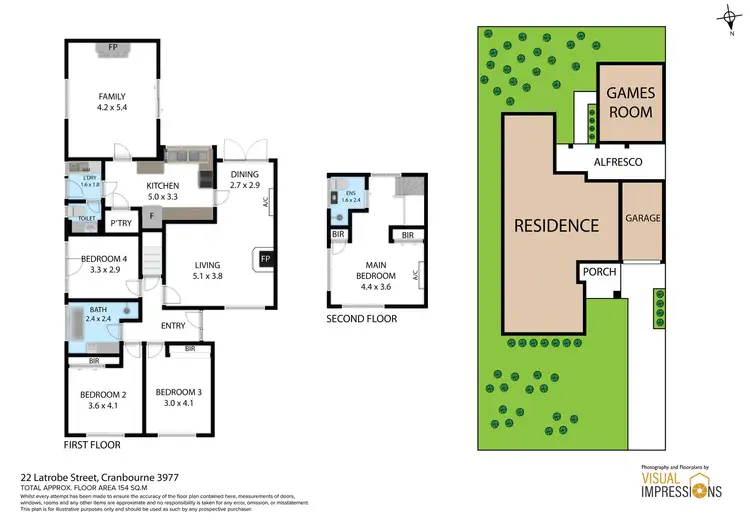 Floorplan of Homely house listing, 22 Latrobe Street, Cranbourne VIC 3977
