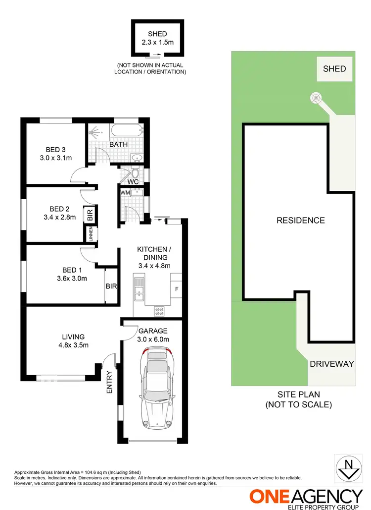 Floorplan of Homely villa listing, 5 Oliver Place, Berkeley NSW 2506