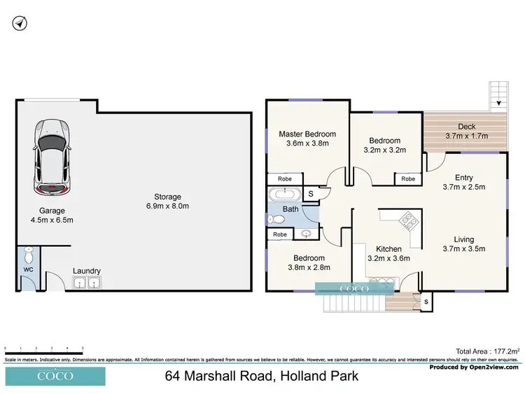 Floorplan of Homely house listing, 64 Marshall Road, Holland Park West QLD 4121