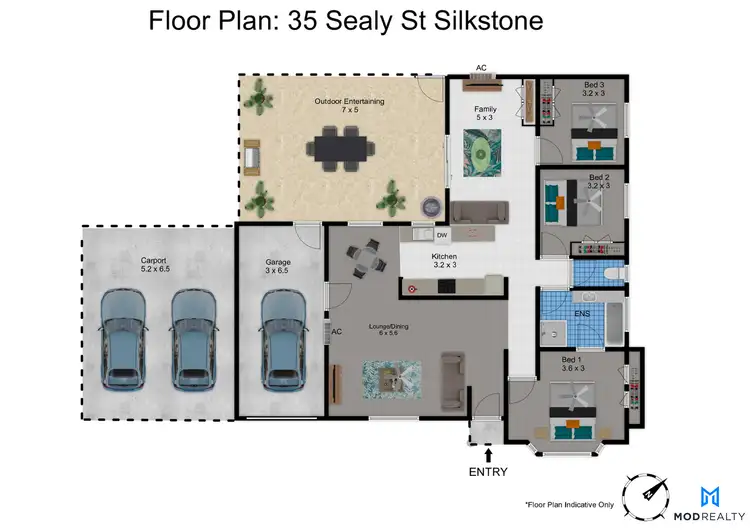 Floorplan of Homely house listing, 35 Sealy Street, Silkstone QLD 4304
