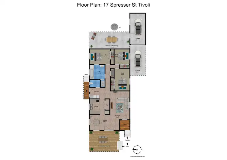 Floorplan of Homely house listing, 17 Spresser Street, Tivoli QLD 4305