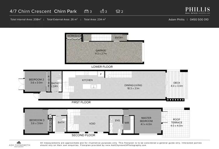 Floorplan of Homely townhouse listing, 4/7 Chirn Crescent, Labrador QLD 4215