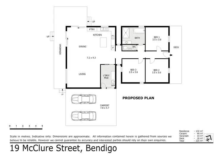 Floorplan of Homely house listing, 19 McClure Street, Bendigo VIC 3550
