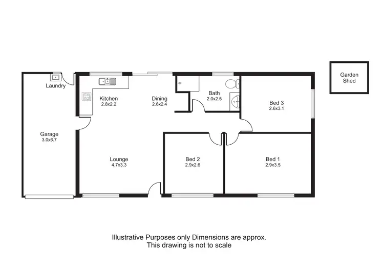 Floorplan of Homely house listing, 2/5 Ireland Crescent, Whitfield QLD 4870