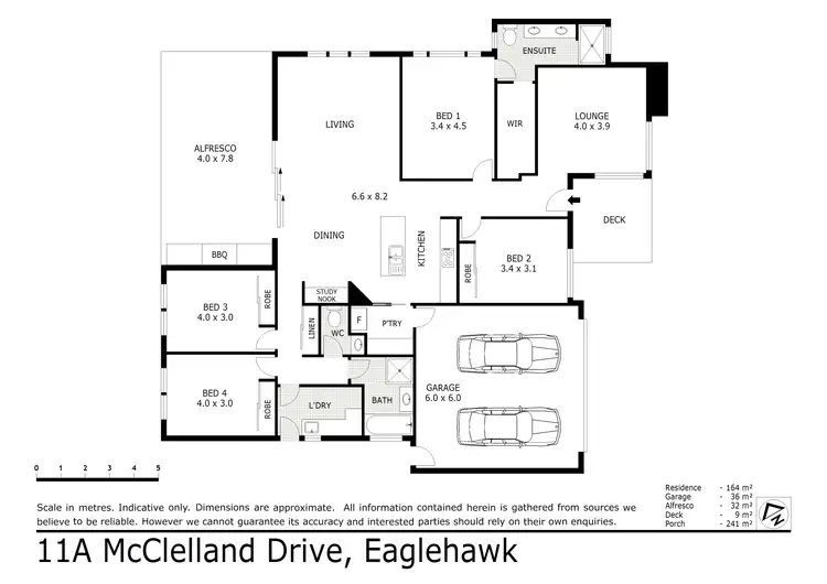 Floorplan of Homely house listing, 11A Mcclelland Drive, Eaglehawk VIC 3556