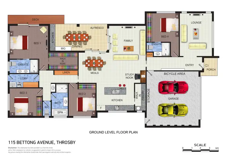 Floorplan of Homely house listing, 115 Bettong Avenue, Throsby ACT 2914