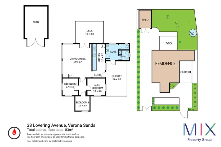 Floorplan of Homely house listing, 38 Lovering Avenue, Verona Sands TAS 7112