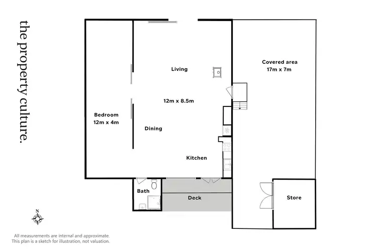 Floorplan of Homely studio listing, 287 Braeside Road, Franklin TAS 7113