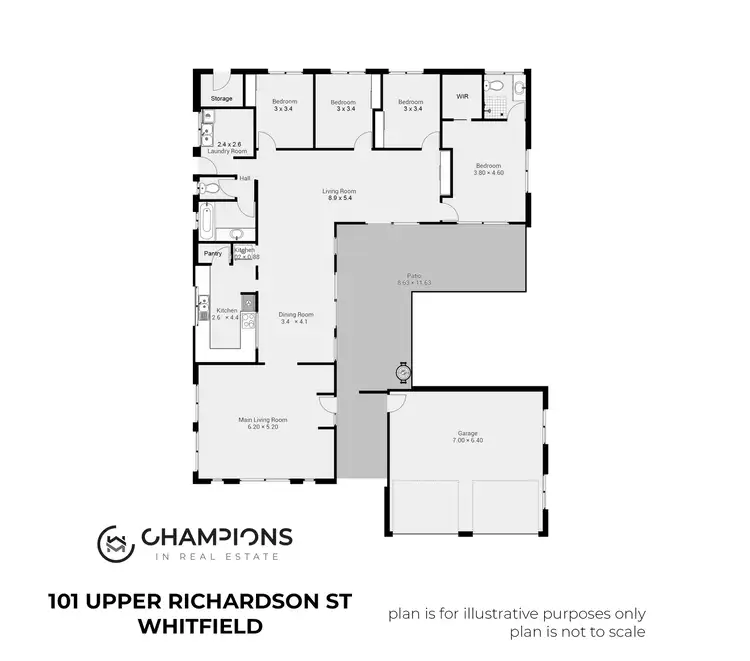 Floorplan of Homely house listing, 101 Upper Richardson Street, Whitfield QLD 4870