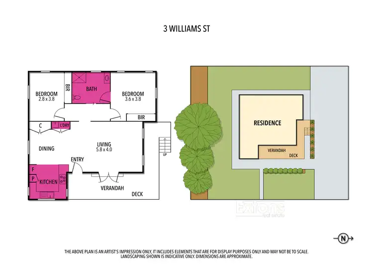 Floorplan of Homely house listing, 3 Williams Street, Bundalong VIC 3730