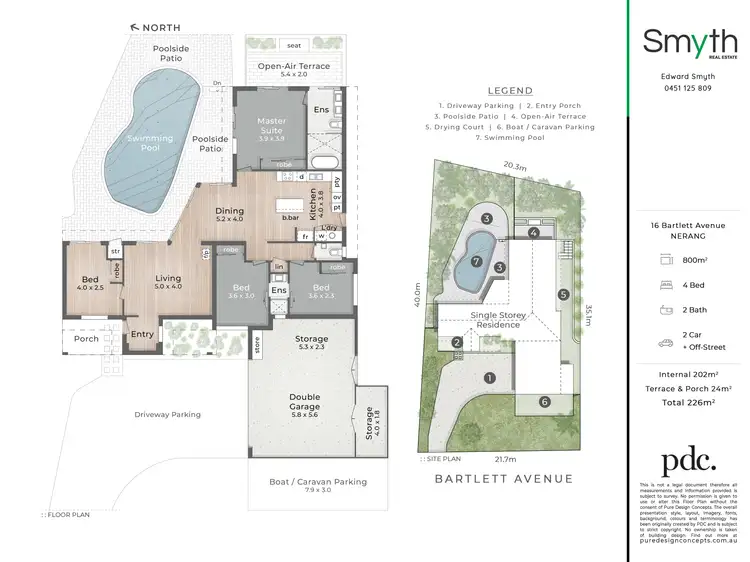 Floorplan of Homely house listing, 16 Bartlett Avenue, Nerang QLD 4211