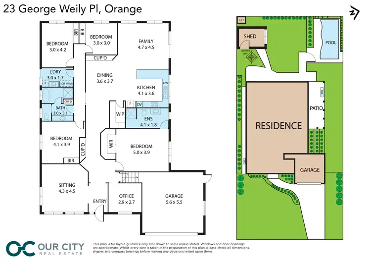Floorplan of Homely house listing, 23 George Weily Place, Orange NSW 2800
