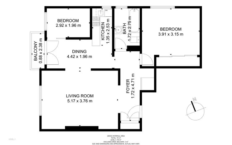 Floorplan of Homely apartment listing, 8/5 Longworth Avenue, Point Piper NSW 2027