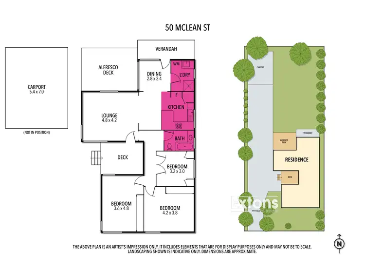 Floorplan of Homely house listing, 50 McLean Street, Yarrawonga VIC 3730