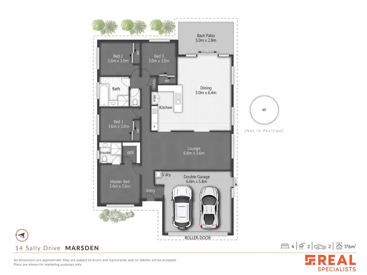 Floorplan of Homely house listing, 14 Sally Drive, Marsden QLD 4132