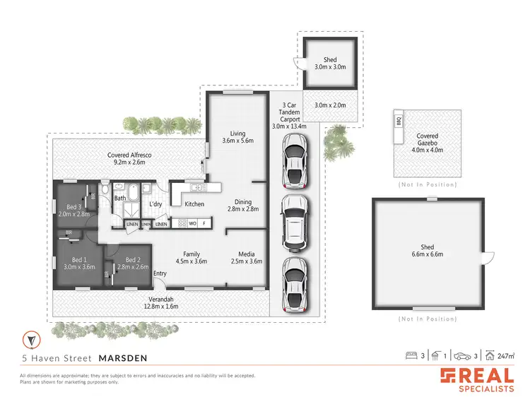 Floorplan of Homely house listing, 5 Haven Street, Marsden QLD 4132
