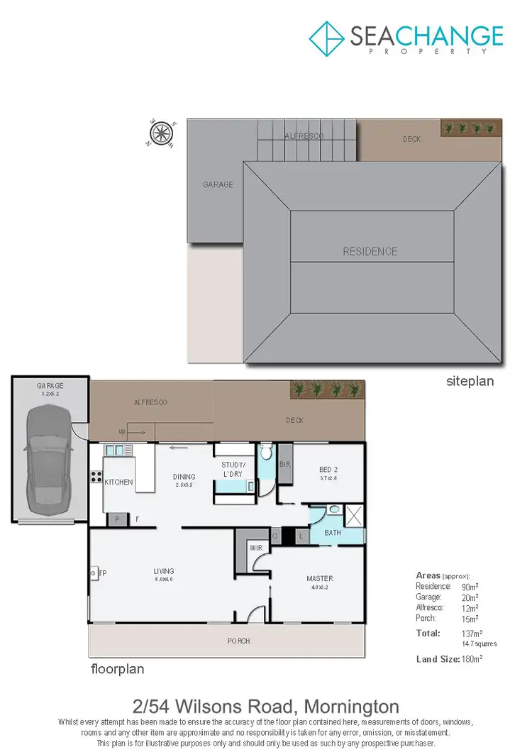 Floorplan of Homely unit listing, 2/54 Wilsons Road, Mornington VIC 3931
