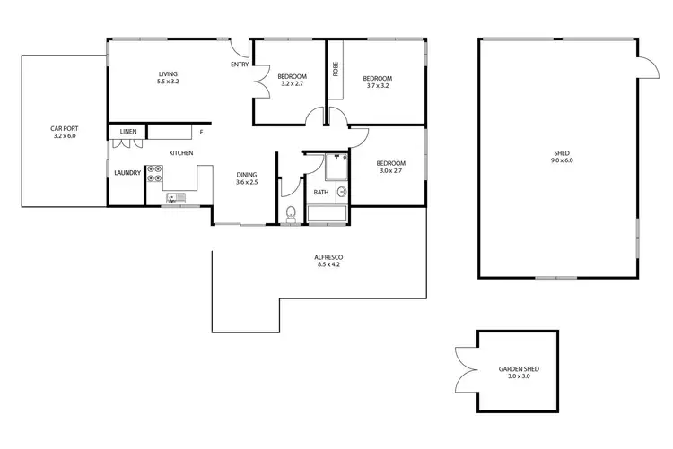 Floorplan of Homely house listing, 38 Gowrie Street, Kingsthorpe QLD 4400
