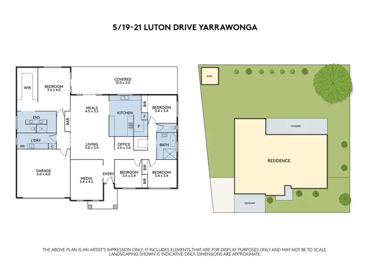 Floorplan of Homely house listing, 5/19-21 Luton Drive, Yarrawonga VIC 3730