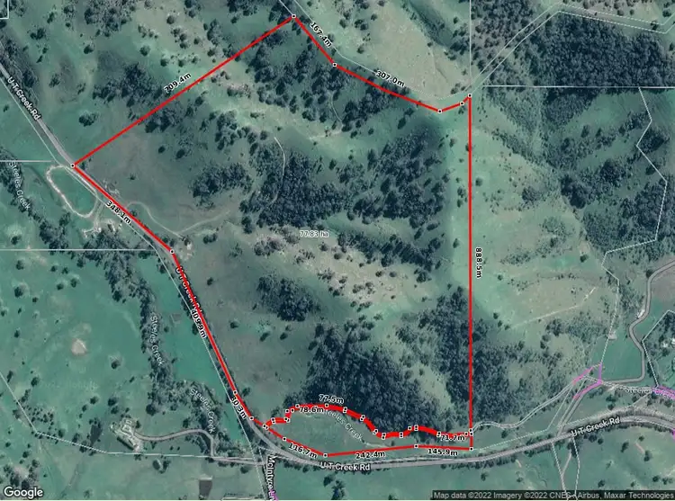 Floorplan of Homely land listing, 621 U T Creek Road, Alexandra VIC 3714