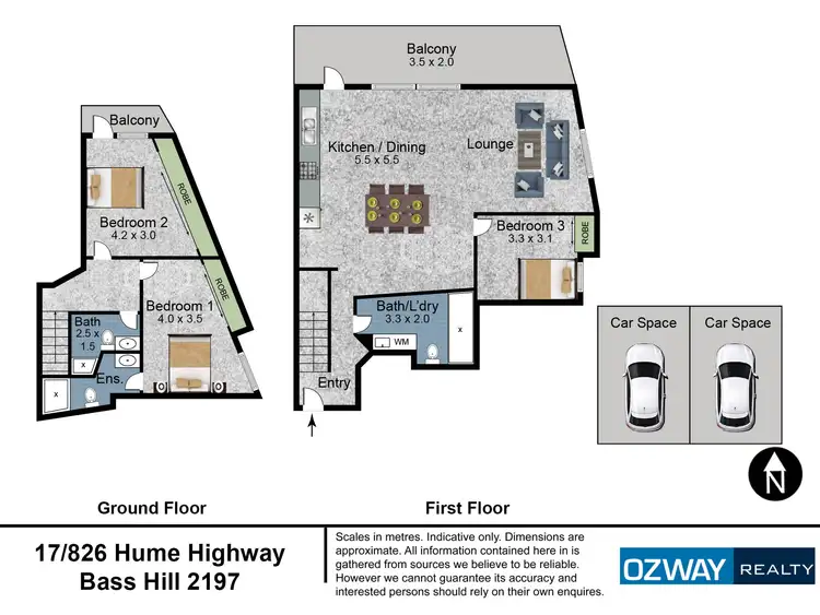 Floorplan of Homely apartment listing, 17/826 Hume Highway, Bass Hill NSW 2197