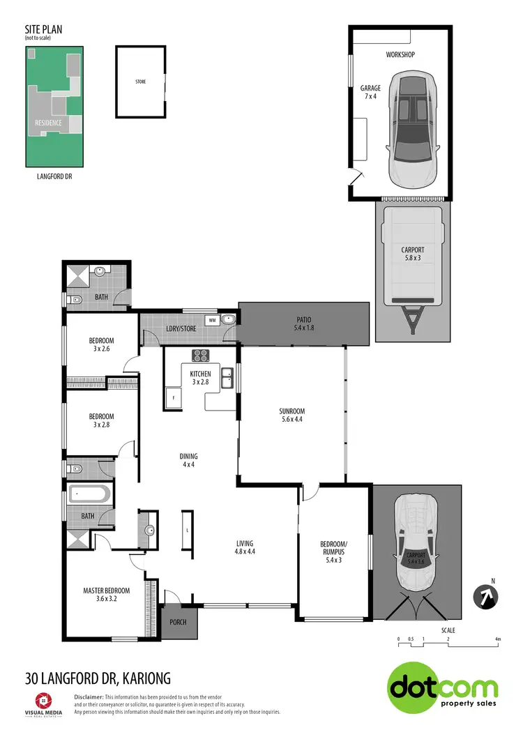 Floorplan of Homely house listing, 30 Langford Drive, Kariong NSW 2250