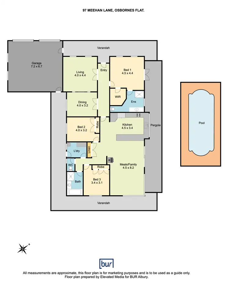 Floorplan of Homely rural property listing, 97 Meehan Lane, Osbornes Flat VIC 3691