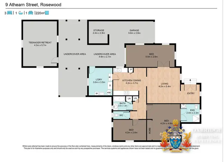 Floorplan of Homely house listing, 9 Ahearn Street, Rosewood QLD 4340