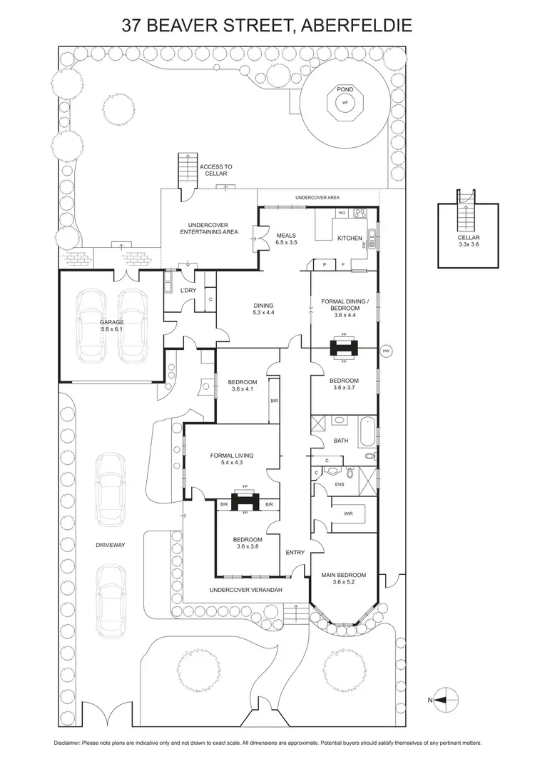 Floorplan of Homely house listing, 37 Beaver Street, Aberfeldie VIC 3040