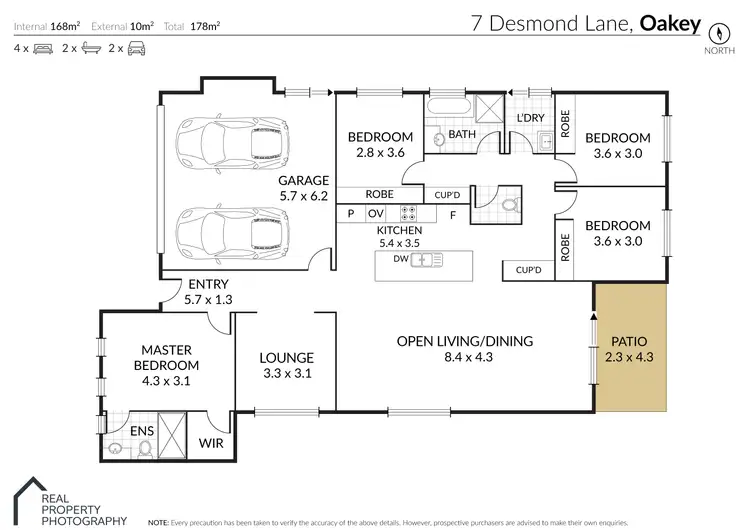 Floorplan of Homely house listing, 7 Desmond Lane, Oakey QLD 4401