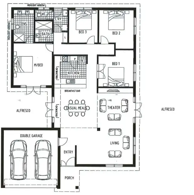 Floorplan of Homely house listing, 9 Peartree Terrace, Seville Grove WA 6112
