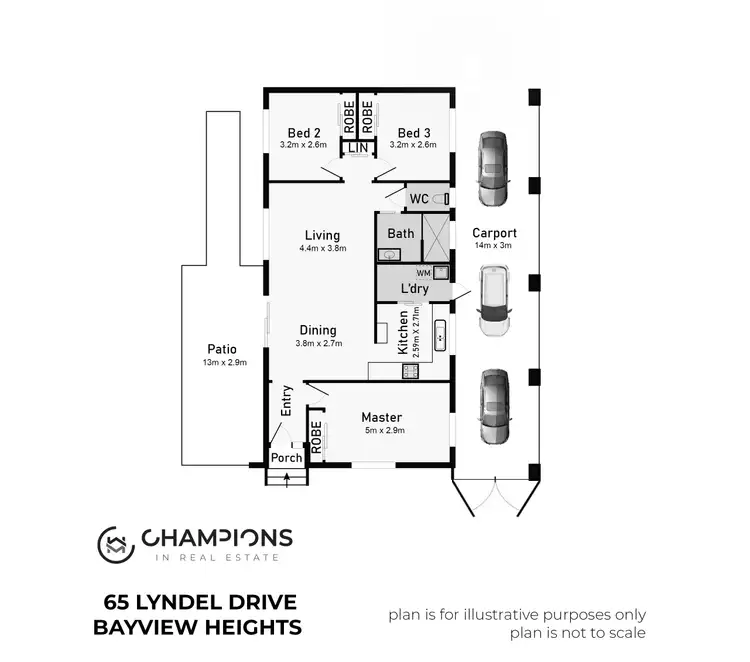 Floorplan of Homely house listing, 65 Lyndel Drive, Bayview Heights QLD 4868