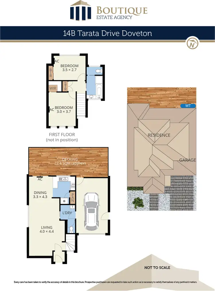 Floorplan of Homely townhouse listing, 14B Tarata Drive, Doveton VIC 3177