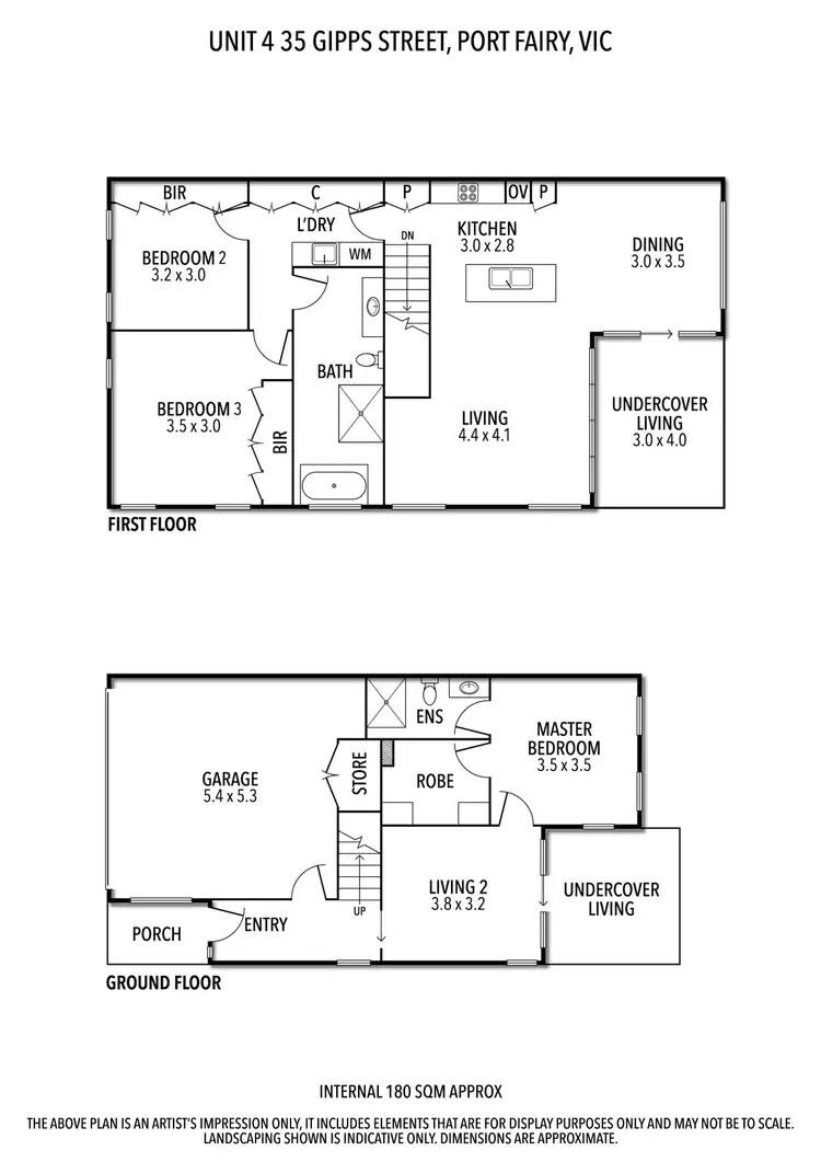 Floorplan of Homely house listing, 4/35 GIPPS STREET, Port Fairy VIC 3284