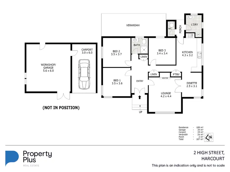 Floorplan of Homely house listing, 2 High Street, Harcourt VIC 3453