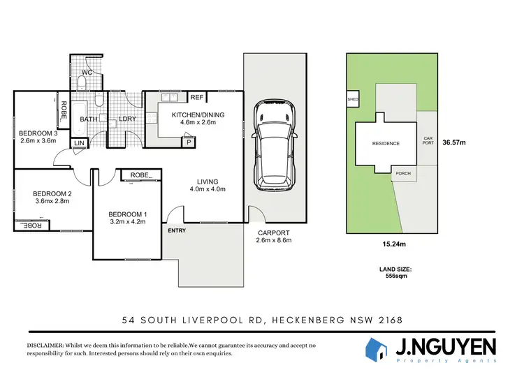Floorplan of Homely house listing, 54 South Liverpool Road, Heckenberg NSW 2168