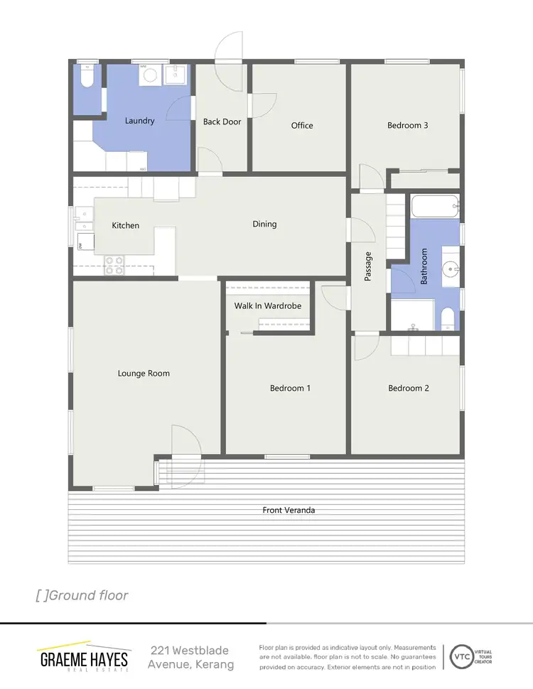 Floorplan of Homely house listing, 221 Westblade Avenue, Kerang VIC 3579