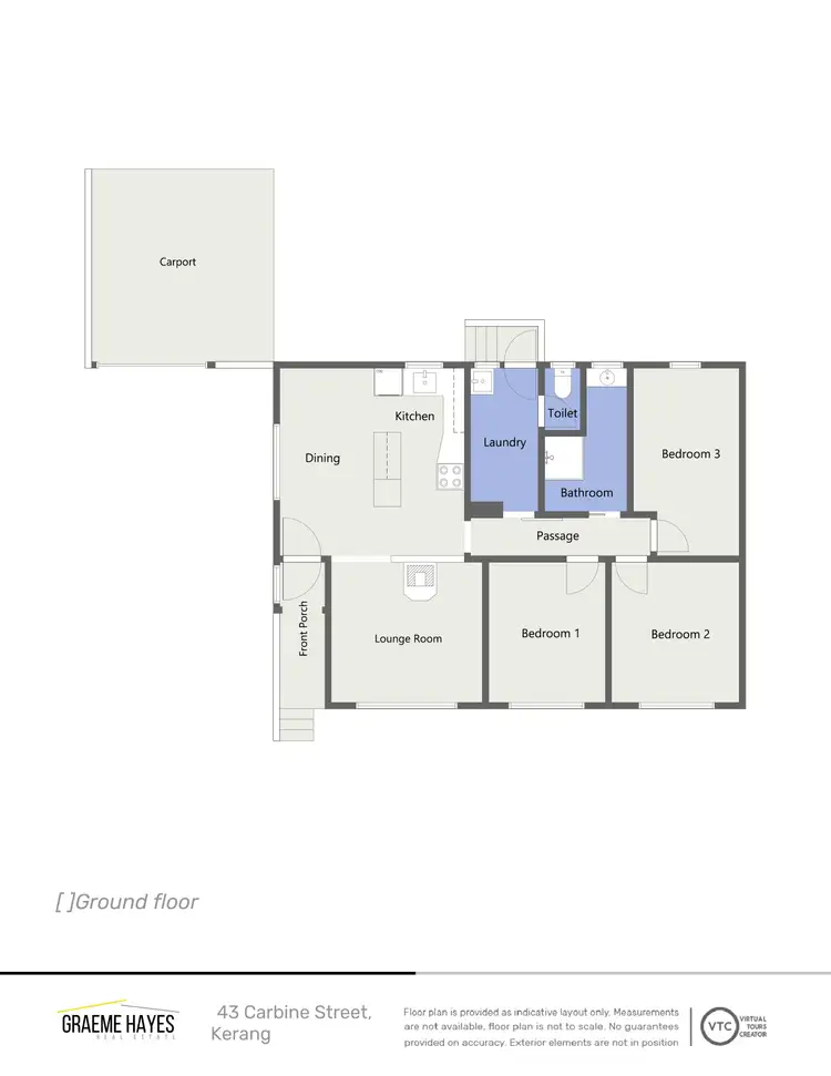 Floorplan of Homely house listing, 43 Carbine Street, Kerang VIC 3579