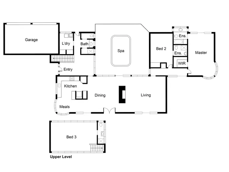 Floorplan of Homely rural property listing, 55 McMillan Point Drive, Mansfield VIC 3722