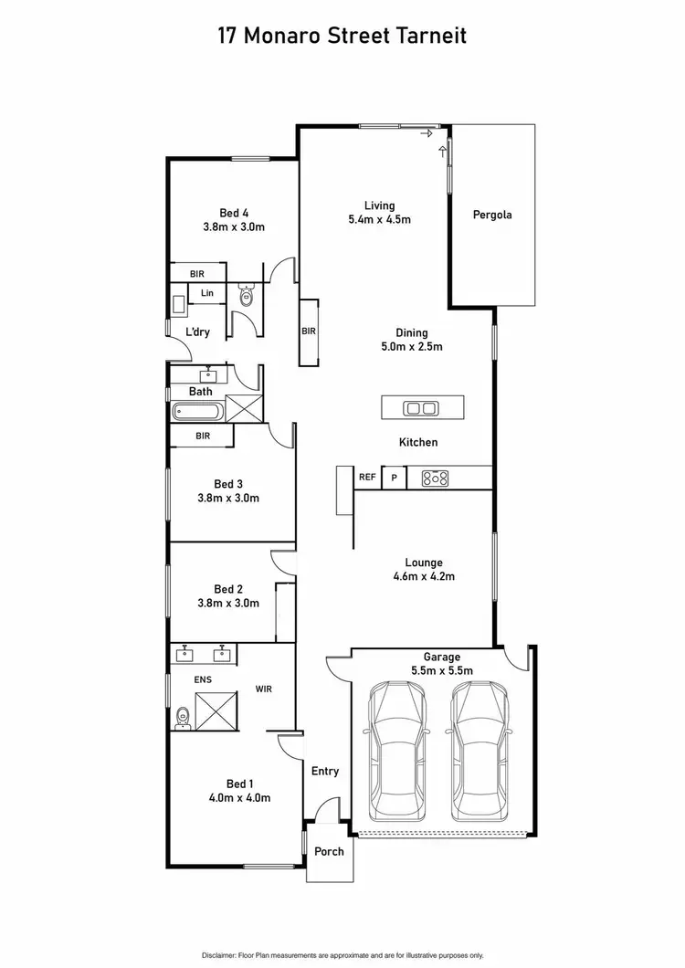Floorplan of Homely house listing, 17 Monaro Street, Tarneit VIC 3029