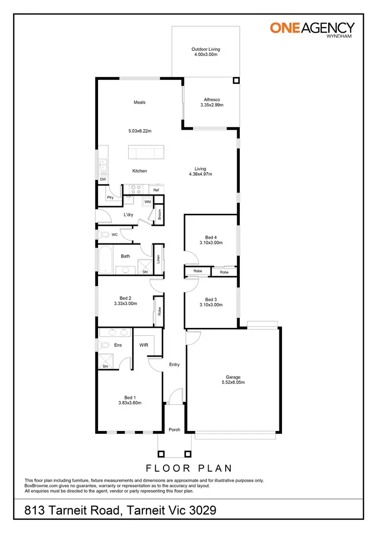 Floorplan of Homely house listing, 813 Tarneit Road, Tarneit VIC 3029