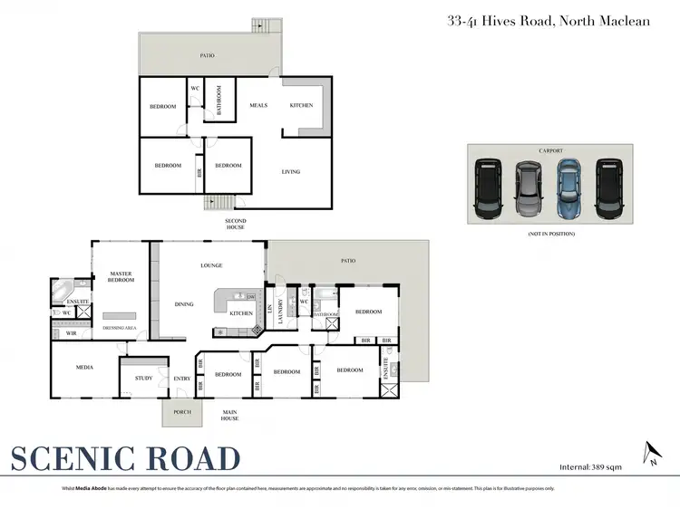 Floorplan of Homely rural property listing, 33-41 Hives Road, North Maclean QLD 4280