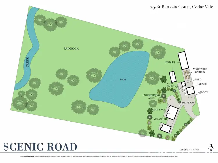 Floorplan of Homely rural property listing, 29-31 Banksia Court, Cedar Vale QLD 4285