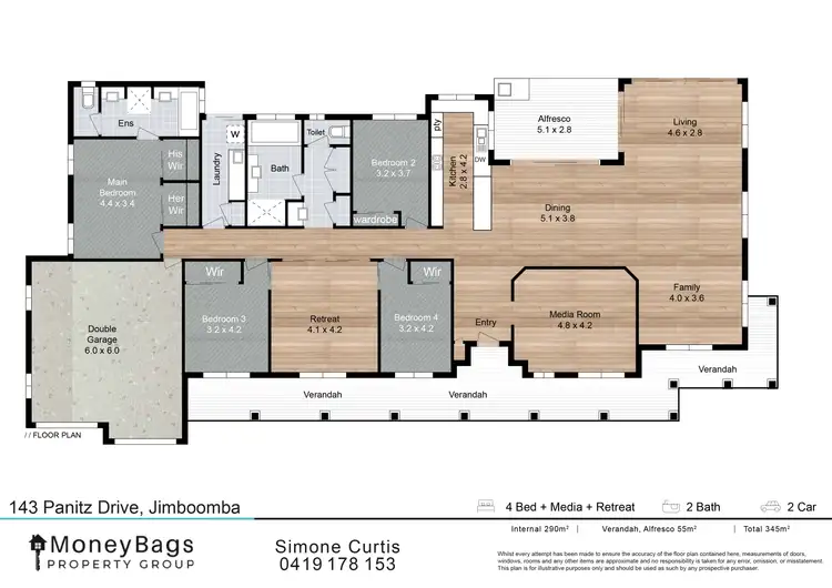 Floorplan of Homely house listing, 143 Panitz Drive, Jimboomba QLD 4280