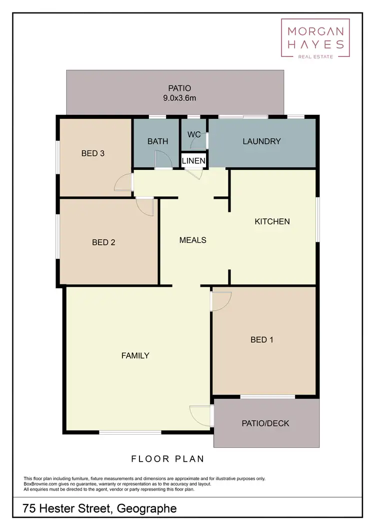 Floorplan of Homely house listing, 75 Hester Street, Geographe WA 6280