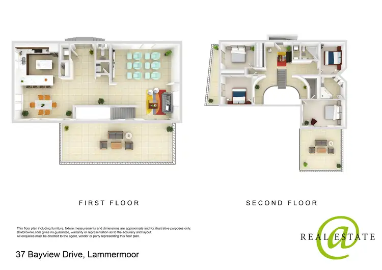 Floorplan of Homely house listing, 37 Bayview Drive, Lammermoor QLD 4703